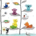 Animalute din silicon Troopo savana, Djeco - imagine 2