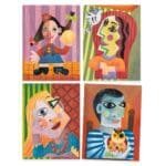Atelier creativ Cap patrat Inspired by Picasso, Djeco - imagine 3