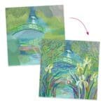 Atelier creativ Lacul cu nuferi Inspired by Monet, Djeco - imagine 3