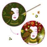 Atelier de razuit Art Nouveau Inspired by Gustave Klimt, Djeco - imagine 2