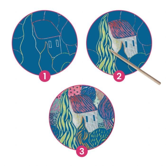 Atelier de razuit Fauvism Inspired by Van Gogh, Djeco - imagine 4