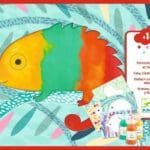 Joc creativ Bebe apasa si picteaza, Djeco