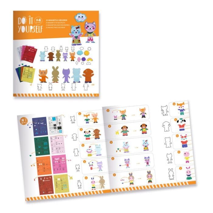 Joc creativ DIY Funky Familie, Djeco - imagine 3