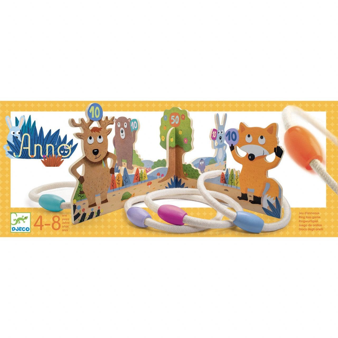 joc-cu-inele-ringo-djeco7909 Joc cu inele Ringo, Djeco - imagine 1