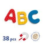 Joc cu magneti 38 Litere colorate, Djeco - imagine 3