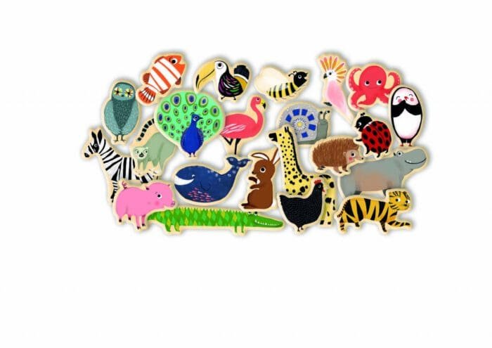 Joc cu magneti Animale din intreaga lume, Djeco - imagine 3