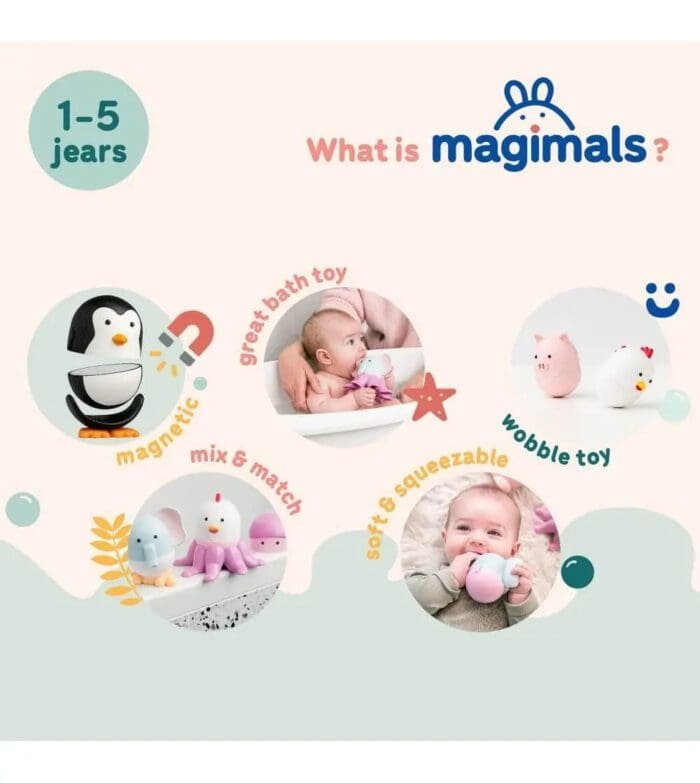 Joc cu magneti Magimals Ferma - imagine 3