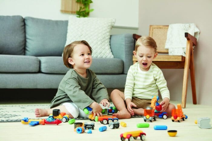 Joc cu magneti Stick-O, Set de construit vehicule, 26 piese - imagine 2