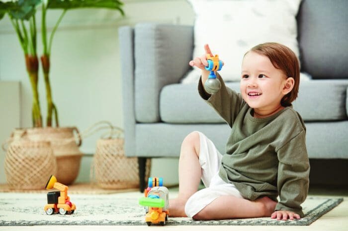 Joc cu magneti Stick-O, Set de construit vehicule, 26 piese - imagine 3