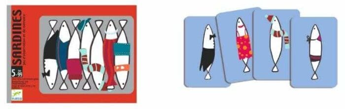 Joc de carti Sardine, Djeco - imagine 2