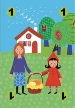 Joc de carti Scufita rosie, Djeco - imagine 3