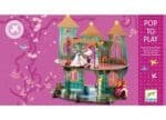 Joc de construit Pop to play Castelul vrajit 3D, Djeco - imagine 3