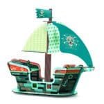 Joc de construit Pop to play Corabia piratilor 3D, Djeco