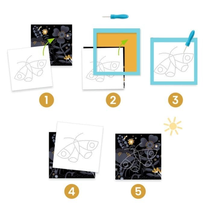 Joc de creatie Dezvaluirea imaginii, Djeco - imagine 4