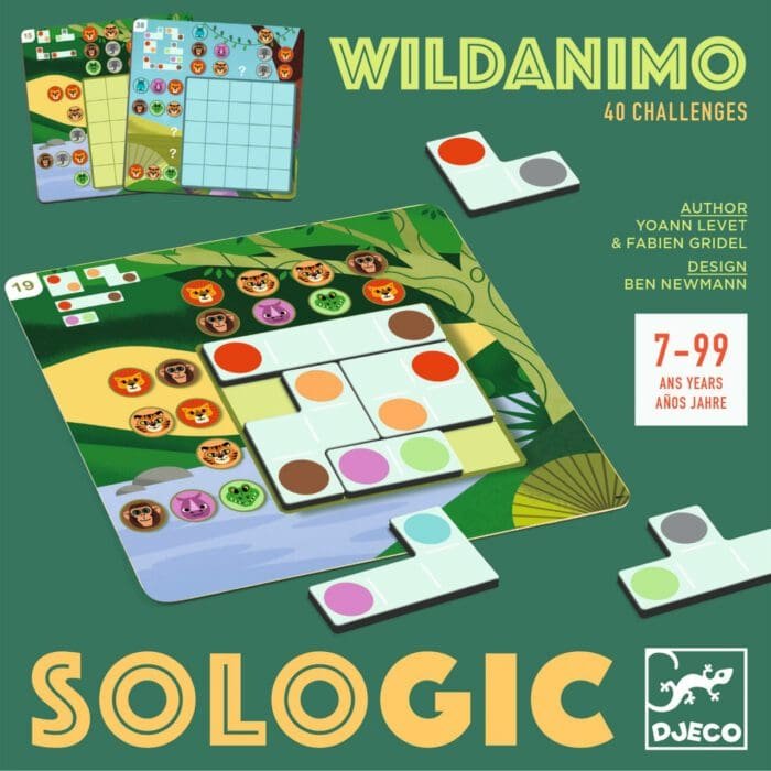 Joc de logica Animale salbatice, Djeco - imagine 2
