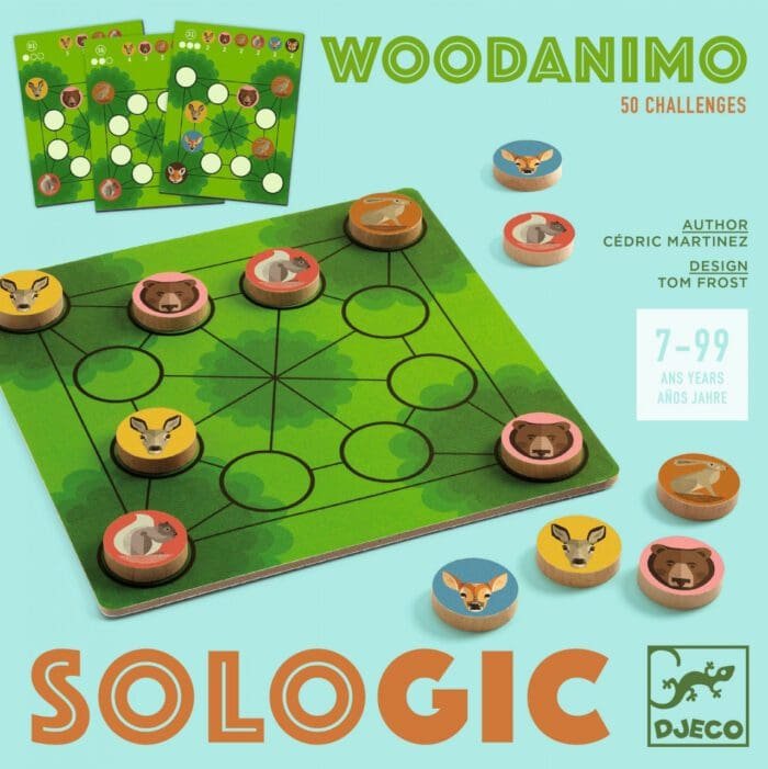 Joc de logica Woodanimo, Djeco - imagine 2