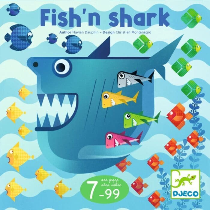 Joc de societate Fish'n shark, Djeco - imagine 2