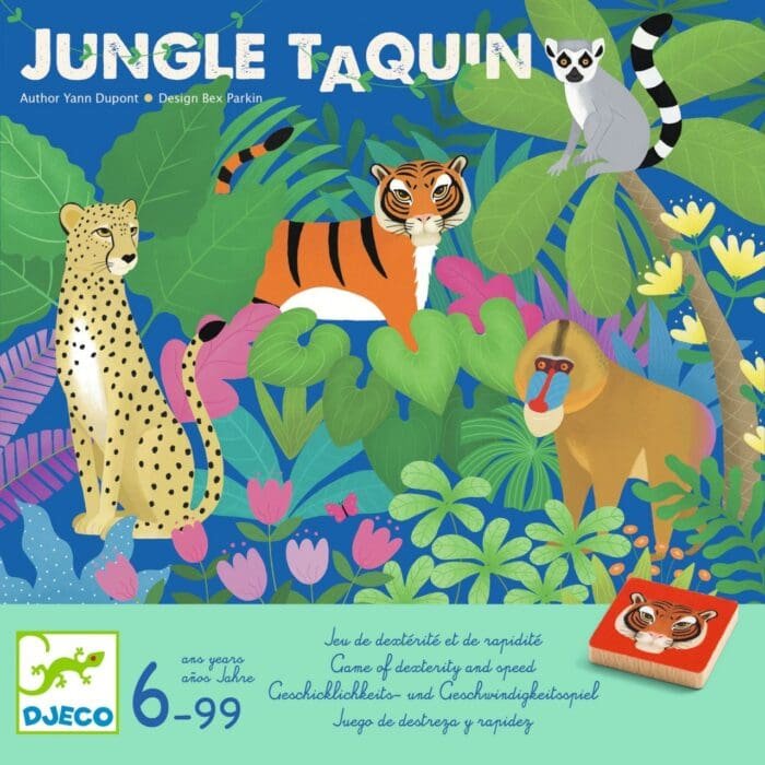 Joc de societate Jungle Taquin, Djeco - imagine 4