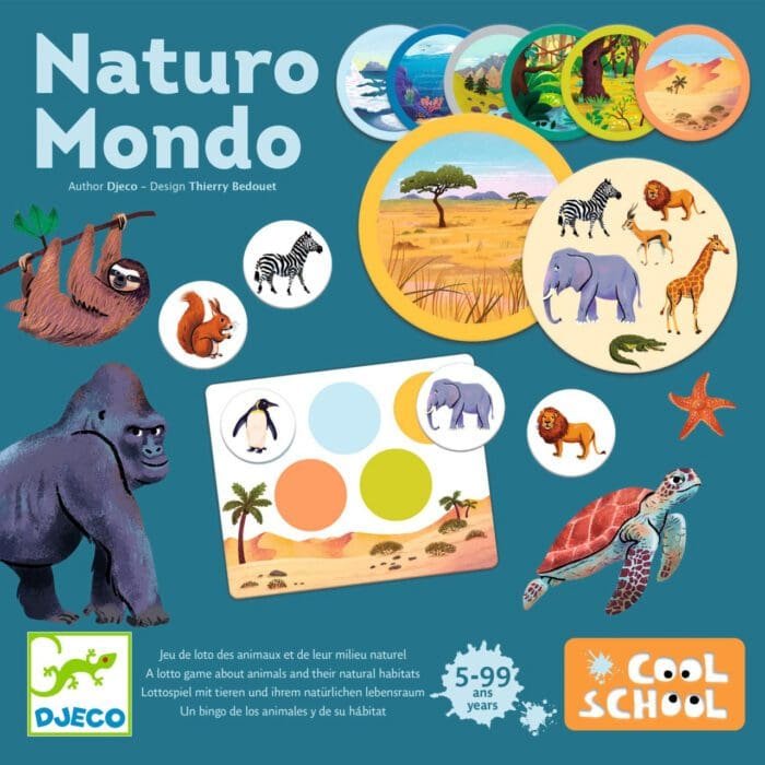 Joc educativ Naturo Mondo, Djeco - imagine 2