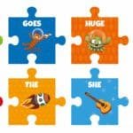 Joc educativ Smarty Puzzle- Star Words