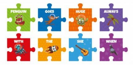 Joc educativ Smarty Puzzle- Star Words