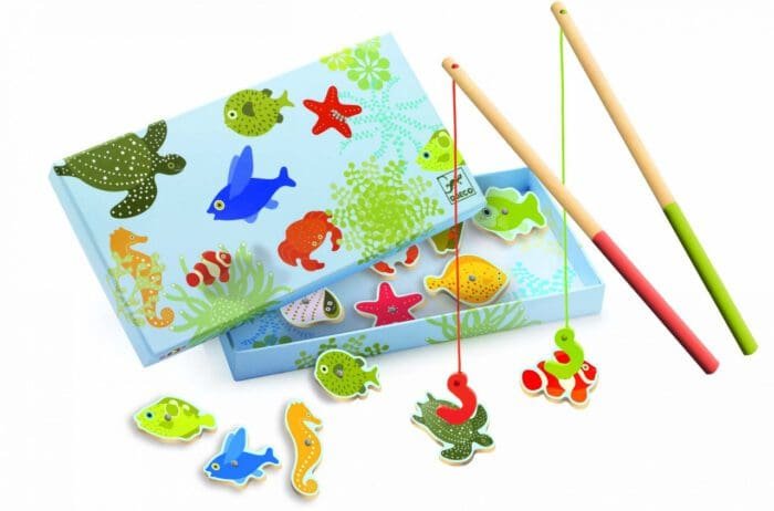 Joc magnetic de pescuit Fishing tropic, Djeco - imagine 2