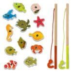 Joc magnetic de pescuit Fishing tropic, Djeco - imagine 3