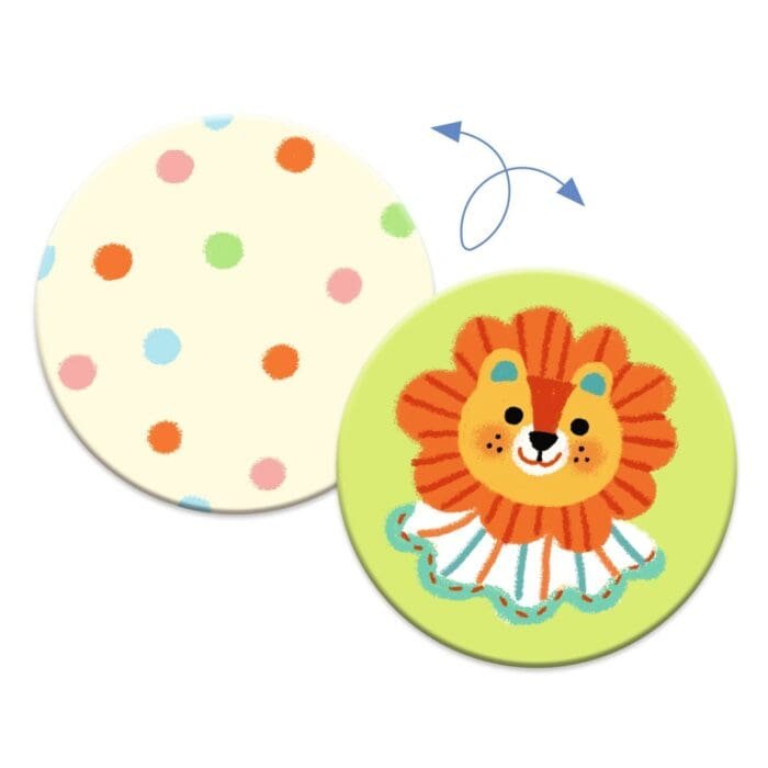 Joc Memo jucarii animale din plus, Djeco - imagine 4