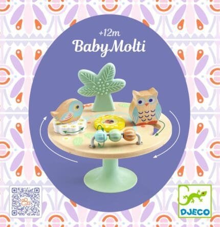Jucarie bebe Mini centru de activitati BabyMolti, Djeco
