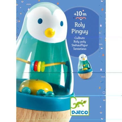 Jucarie bebe Roly Pingui, Djeco