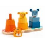 Jucarie educativa bebe MultiStack, Djeco - imagine 2
