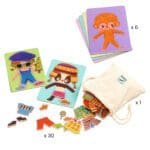 Jucarii educative Dress Up Bingo, Djeco - imagine 2