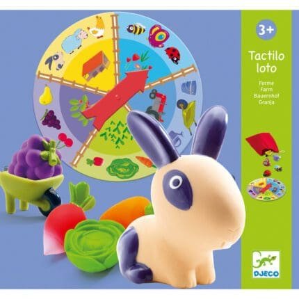 Jucarii educative Tactilo Loto Ferma, Djeco
