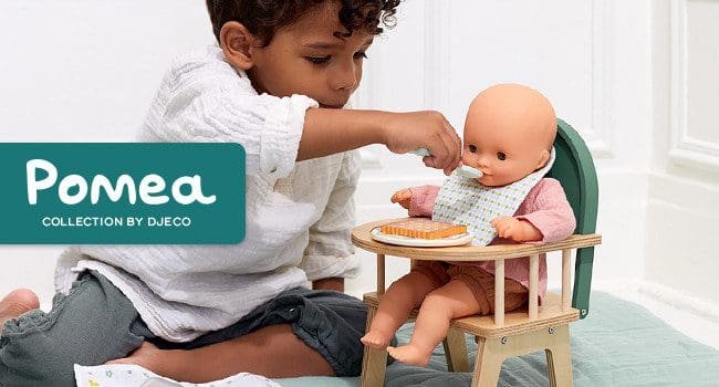 papusa-bebelus-pistache-djeco8682 Papusa bebelus Pistache, Djeco - imagine 1