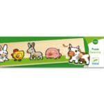 Puzzle cu buton Ferma, Djeco - imagine 2