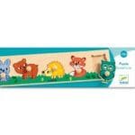 Puzzle cu buton Padure, Djeco - imagine 2