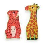 Puzzle din lemn Coucou Tigre, Djeco - imagine 2