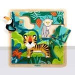 Puzzle din lemn Jungla, Djeco