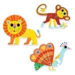 Puzzle duo Articulo Animo, Djeco - imagine 2