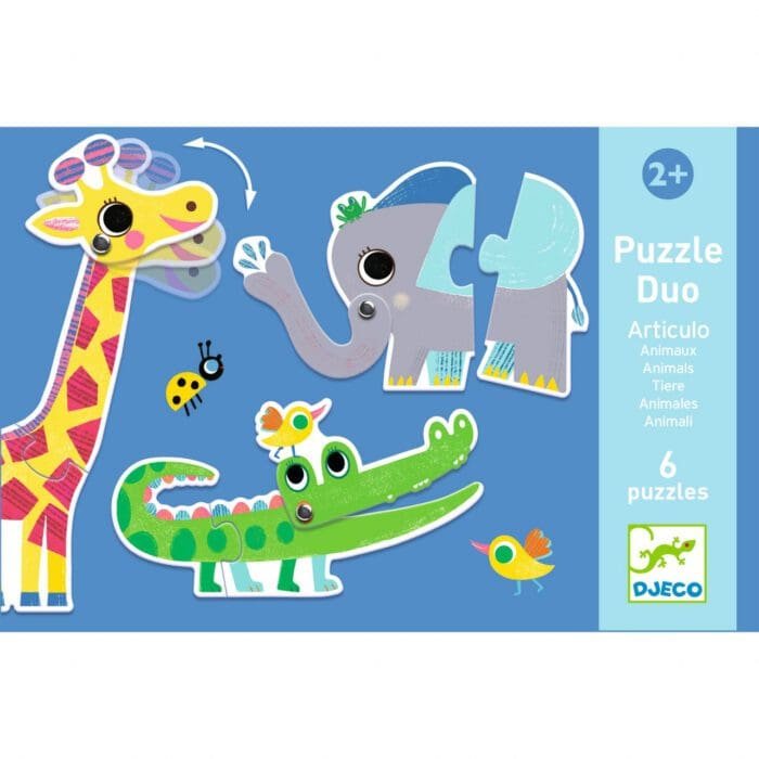 Puzzle duo Articulo Animo, Djeco - imagine 3