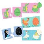 Puzzle duo Puiul din ou, Djeco - imagine 3