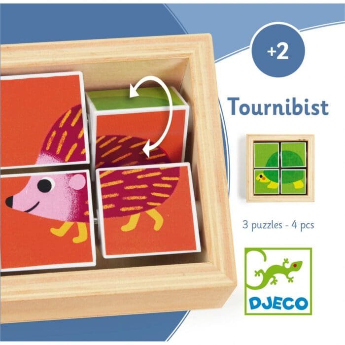 Puzzle forme rotative Tournibist, Djeco - imagine 4
