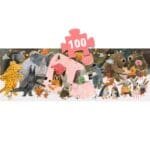 Puzzle galerie Fiesta animalelor, Djeco - imagine 3