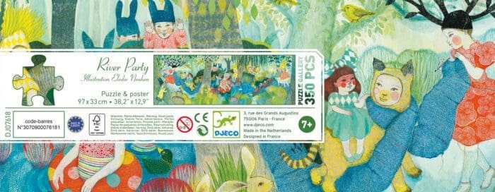 Puzzle galerie Petrecere la rau, Djeco - imagine 3