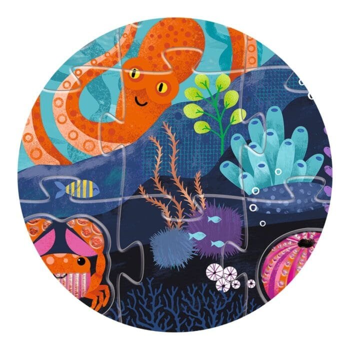 Puzzle gigant Aventuri in mare, Djeco - imagine 2