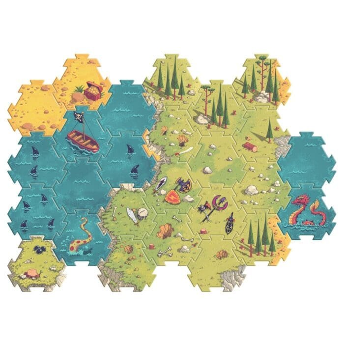 Puzzle gigant Batalia, Djeco - imagine 2