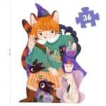 Puzzle gigant Magicianul Pio, Djeco - imagine 3