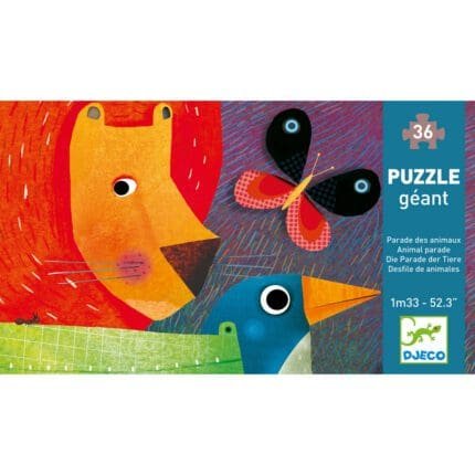 Puzzle gigant Parada animalelor, Djeco