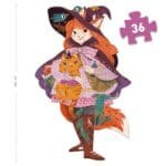 Puzzle gigant Vrajitoarea Lily, Djeco - imagine 3