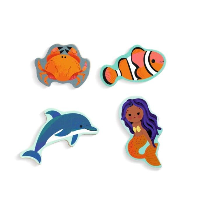 Puzzle lemn Ocean, Djeco - imagine 2